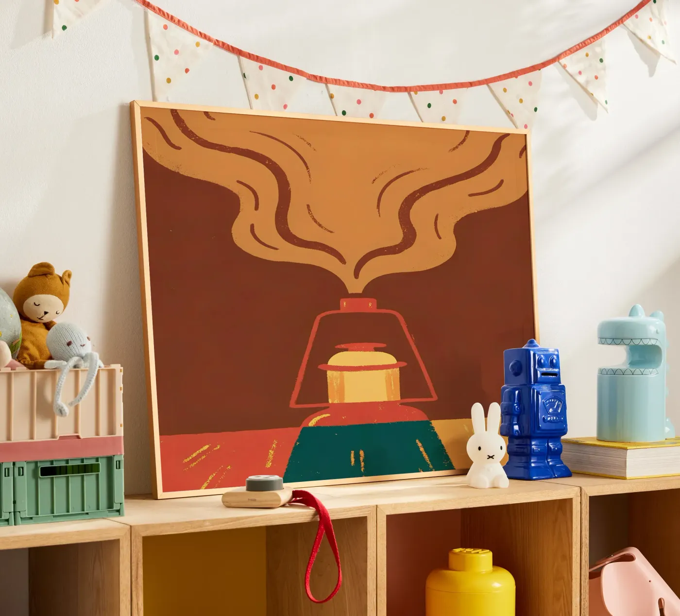 Vuurlamp poster van PERSONAL TOUCH