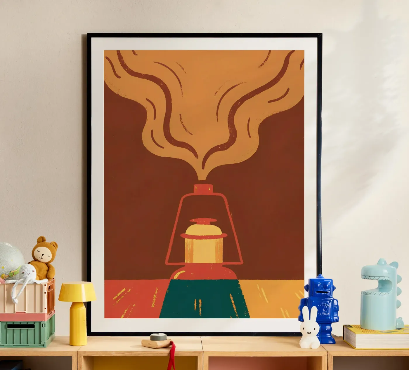 Vuurlamp poster van PERSONAL TOUCH