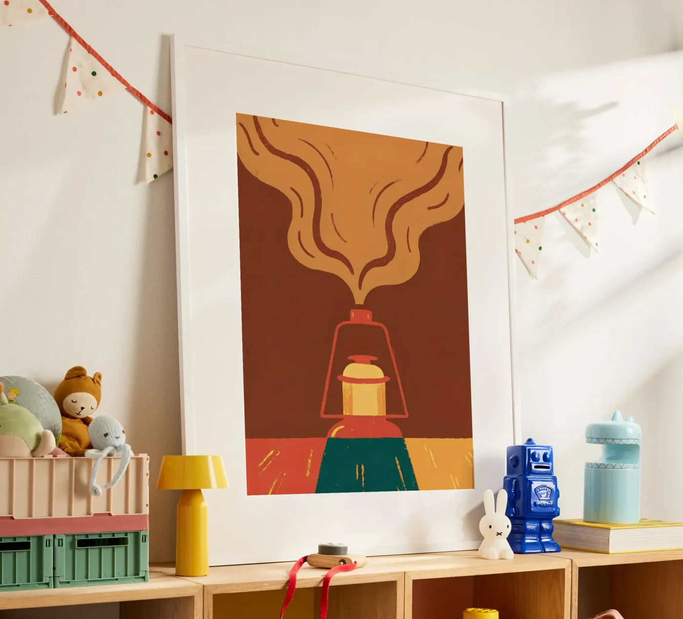 Vuurlamp poster van PERSONAL TOUCH