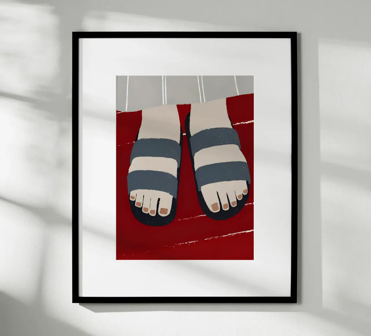 Sandali poster con telaio in legno da PERSONAL TOUCH