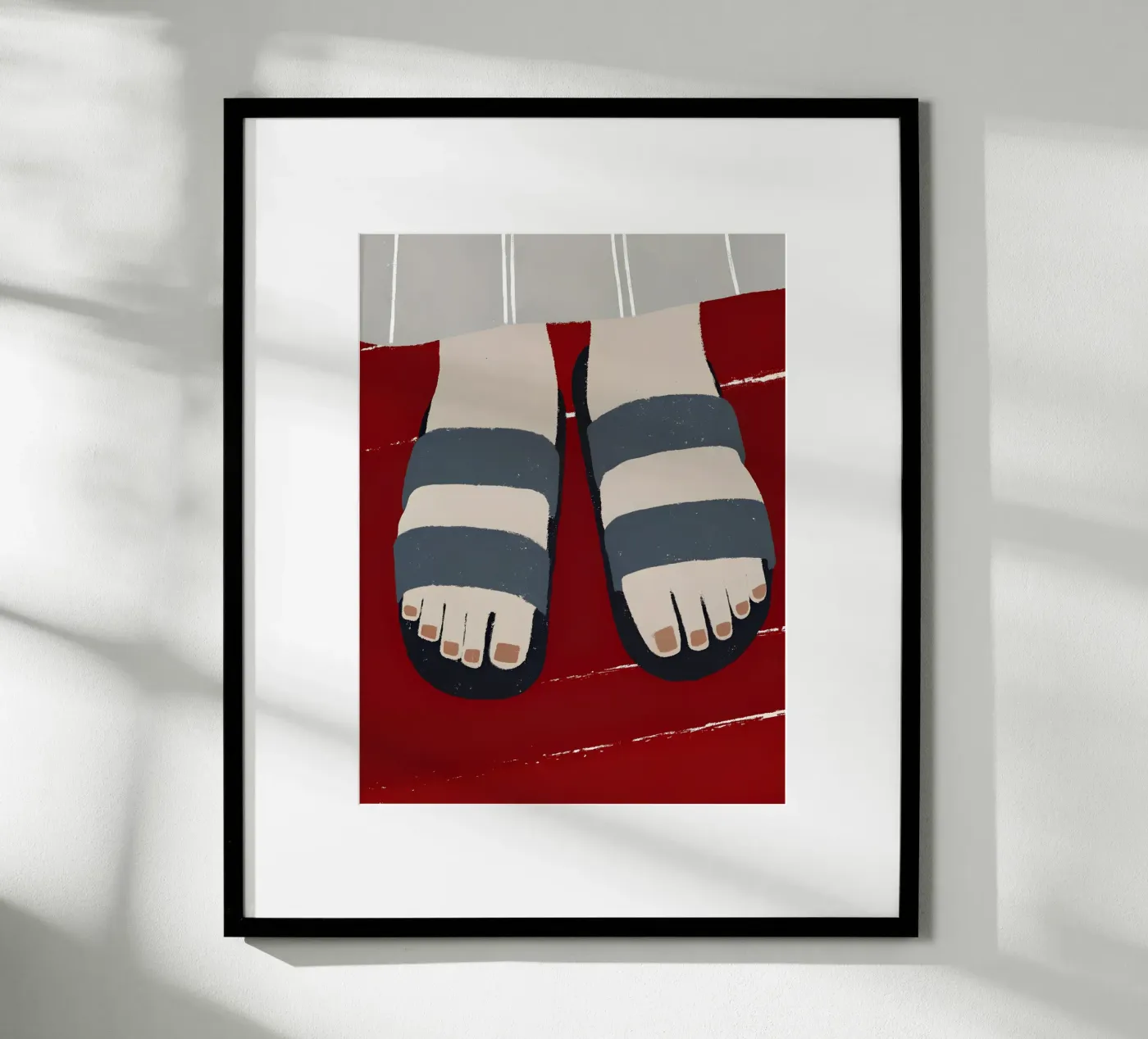 Sandals poster by PERSONAL TOUCH