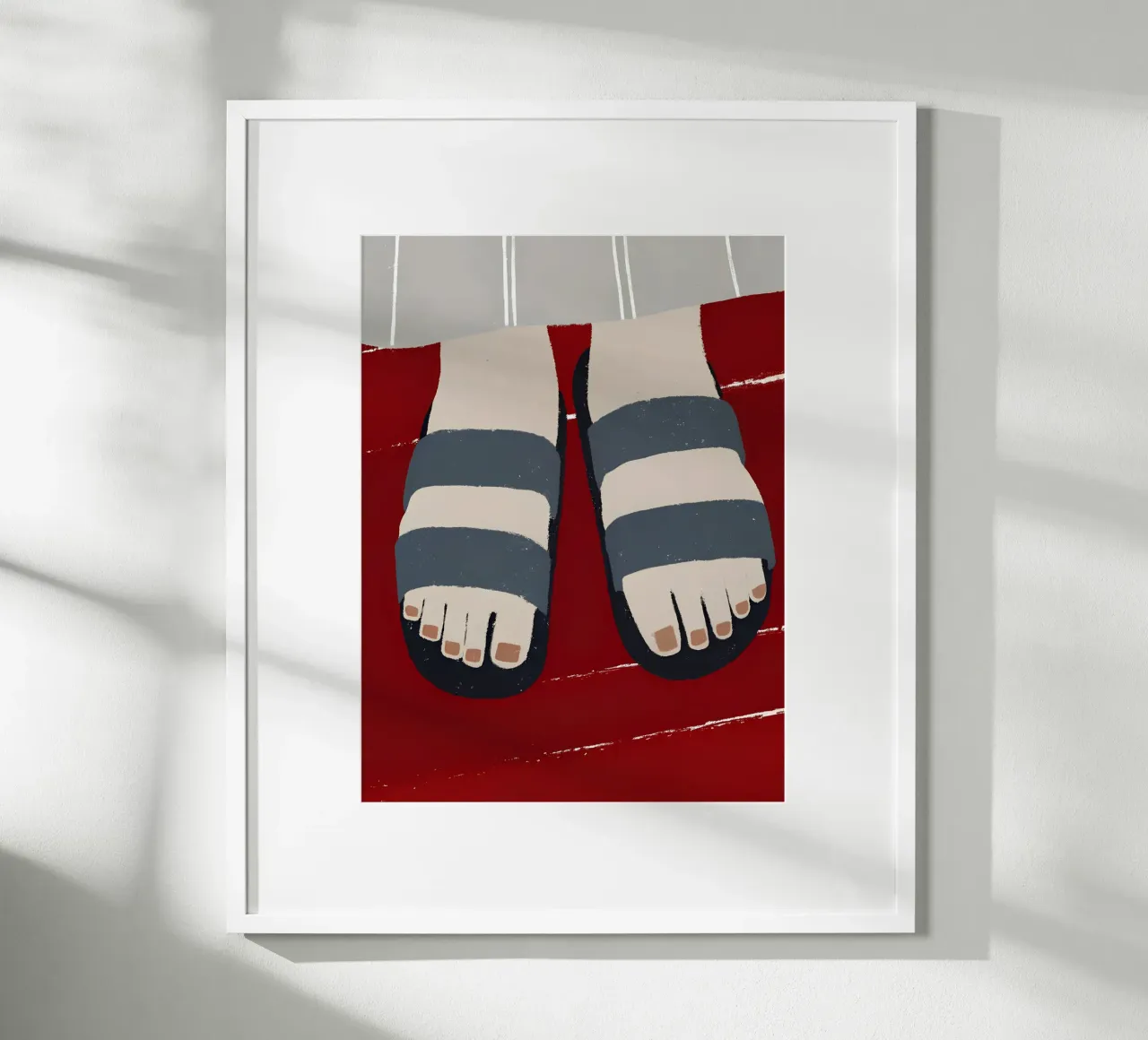 Sandali poster con telaio in legno da PERSONAL TOUCH