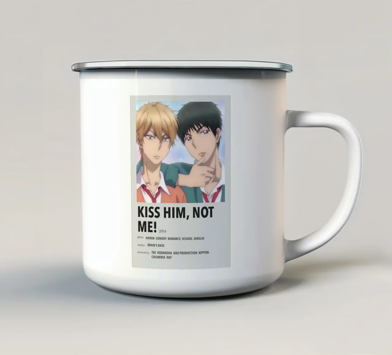 KISS HIM, NOT ME!  2016 tazza in smalto da Totoya
