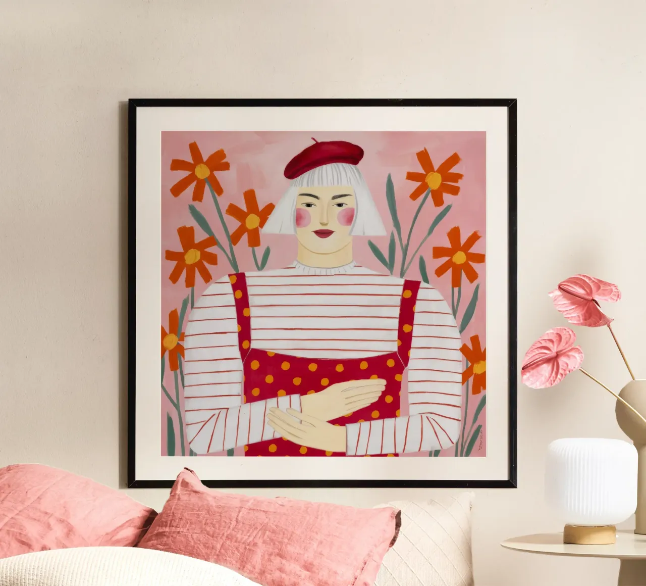 Beatitudine autunnale poster con telaio in plastica da Twilight Muse