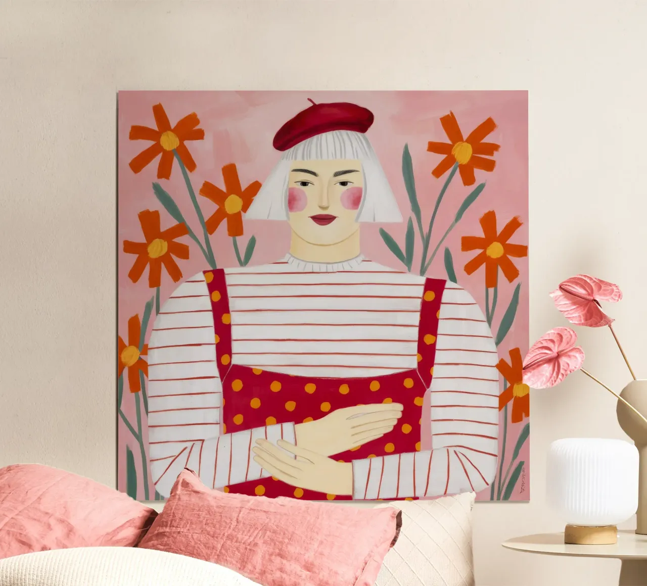 Beatitudine autunnale poster con telaio in plastica da Twilight Muse