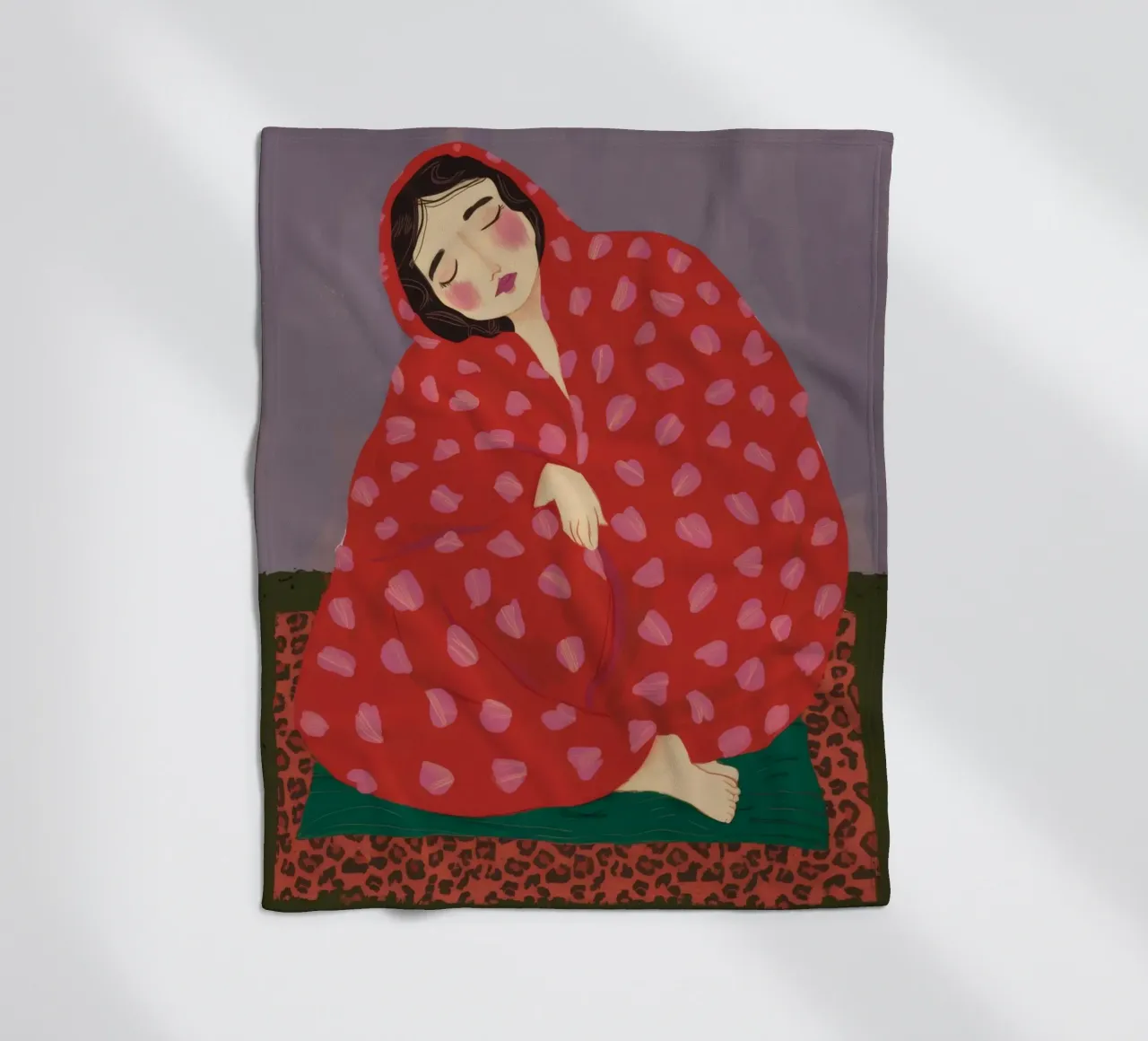 Calore accogliente coperta in pile da Twilight Muse