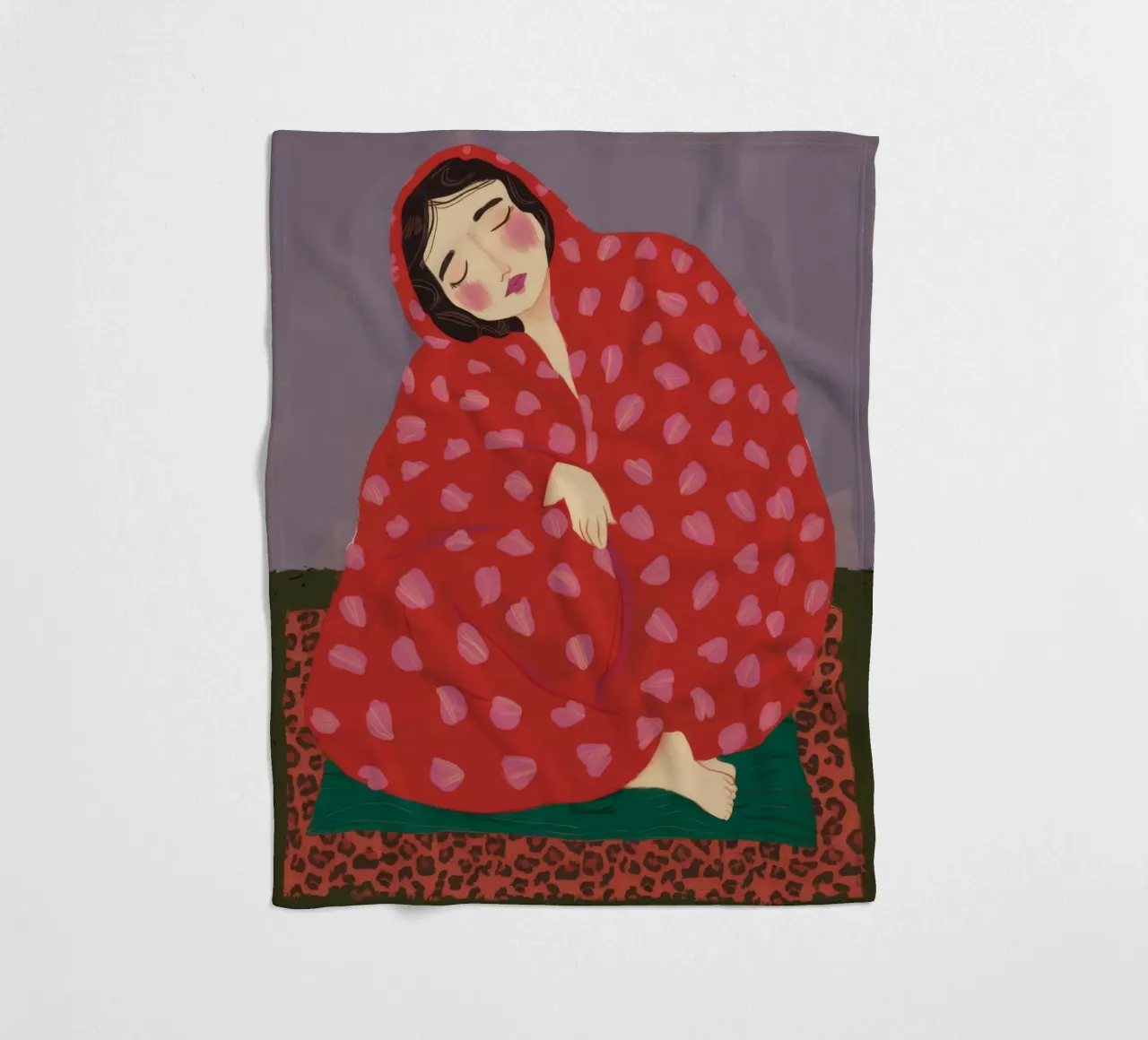Calore accogliente coperta in pile da Twilight Muse