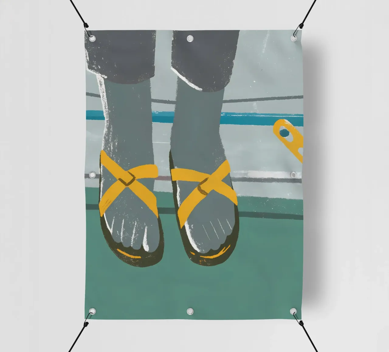 Sandali telo in pvc da PERSONAL TOUCH