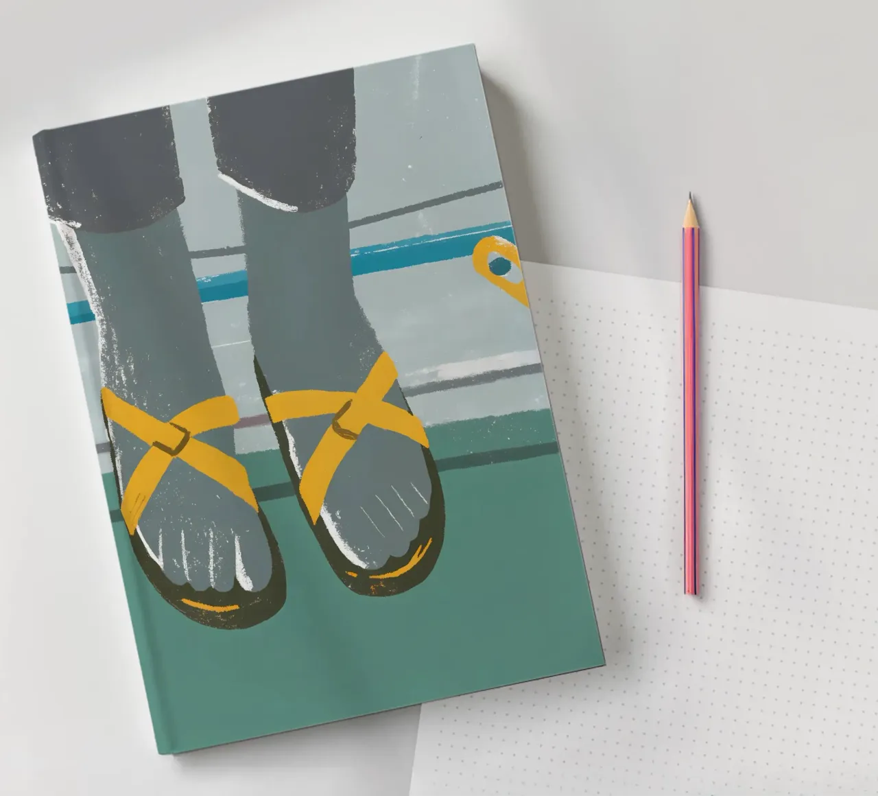 Sandales carnet de notes de PERSONAL TOUCH