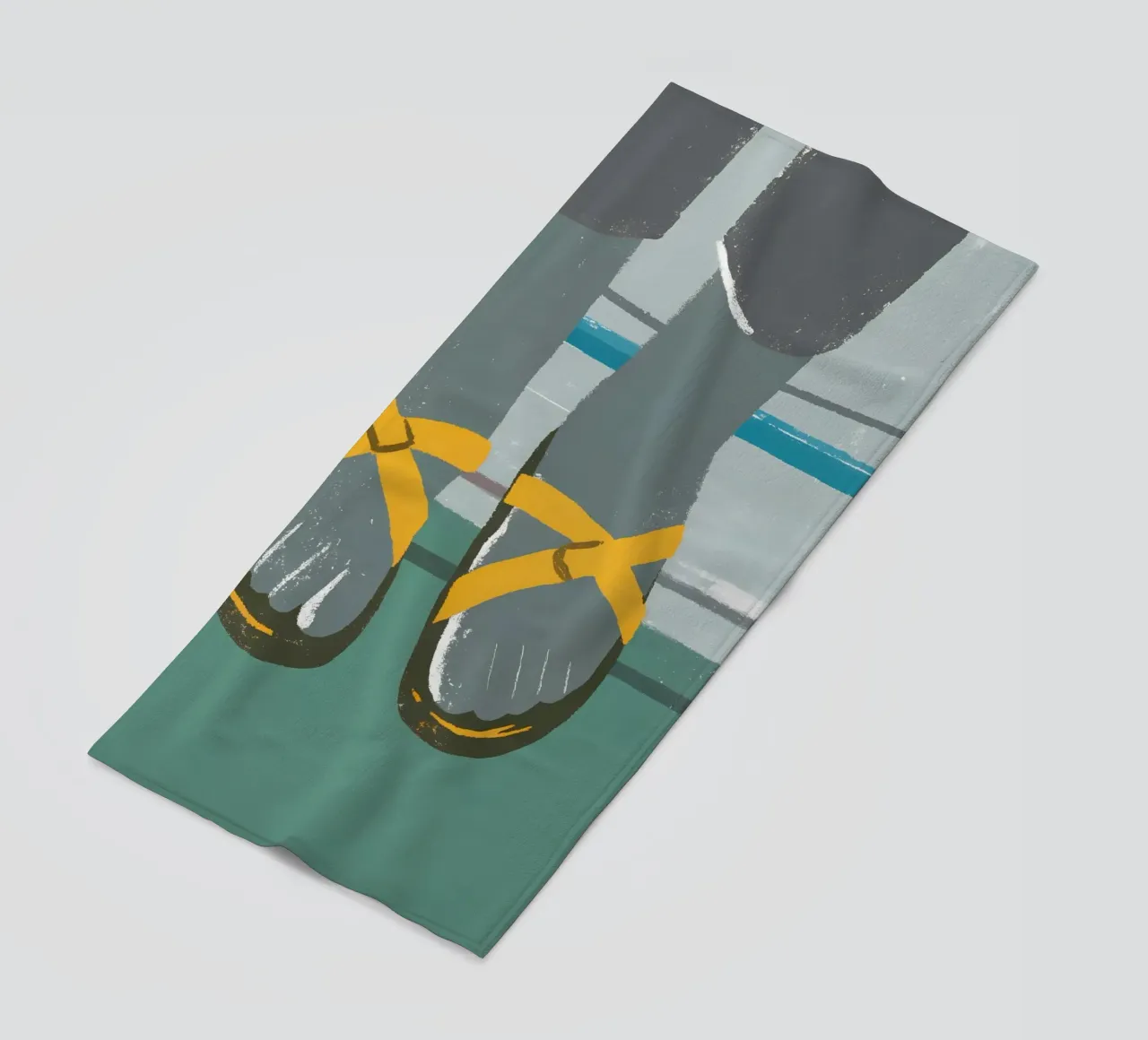 Sandals beach towel by PERSONAL TOUCH