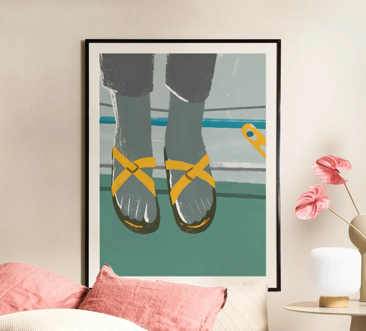 Sandals poster by PERSONAL TOUCH