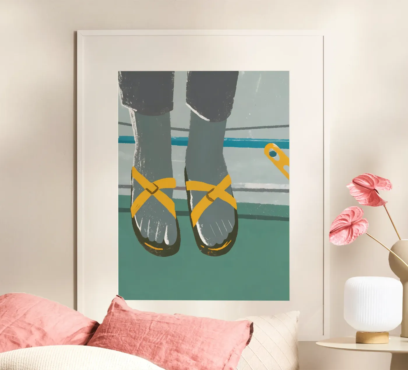 Sandals poster by PERSONAL TOUCH
