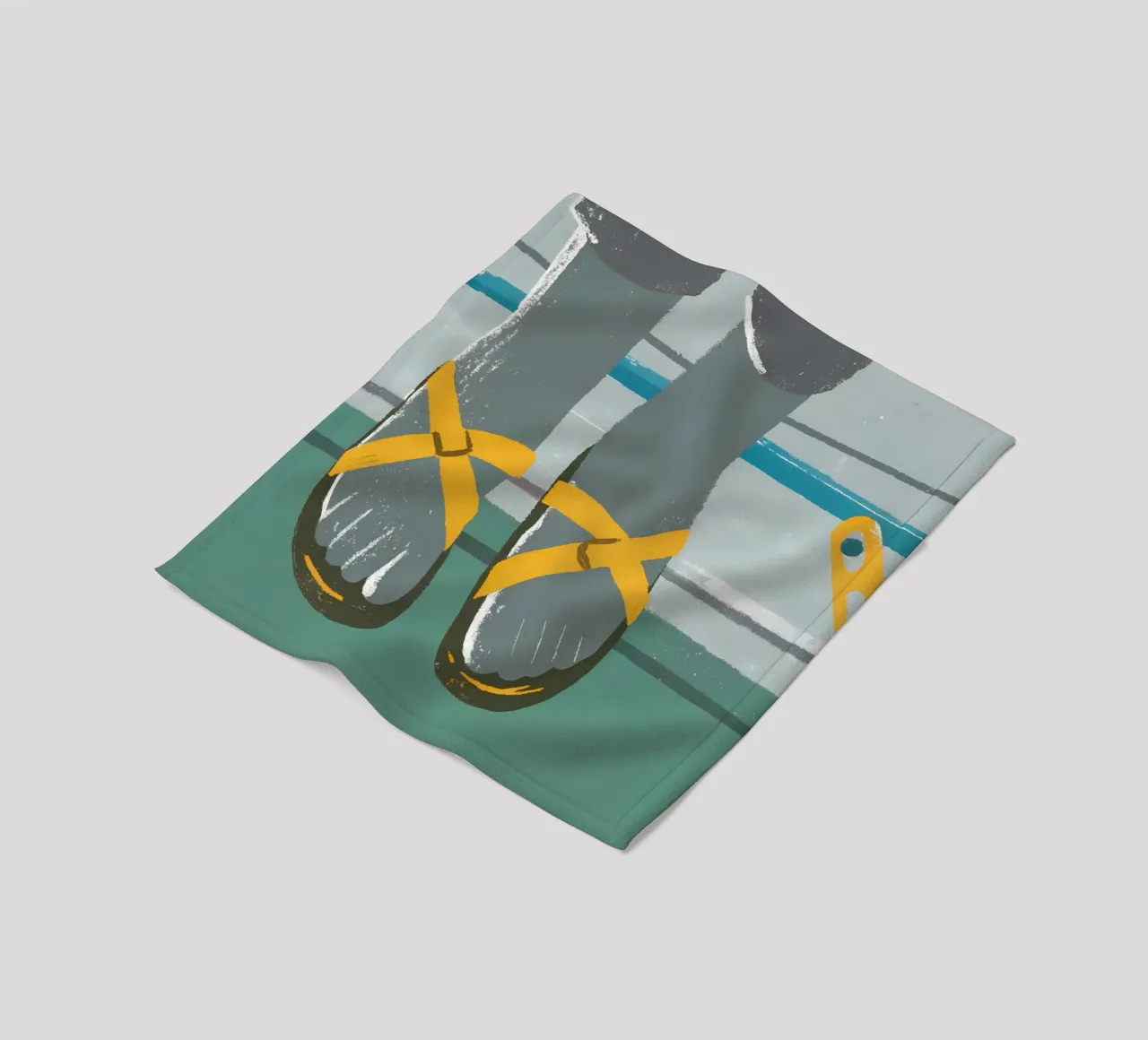 Sandals fleece blanket by PERSONAL TOUCH