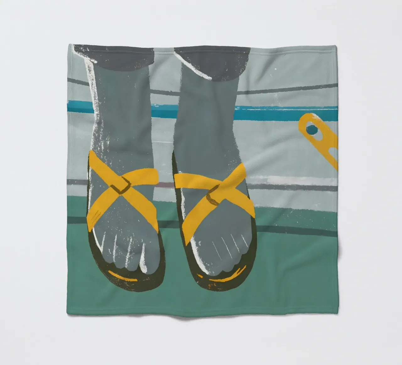 Sandals fleece blanket by PERSONAL TOUCH