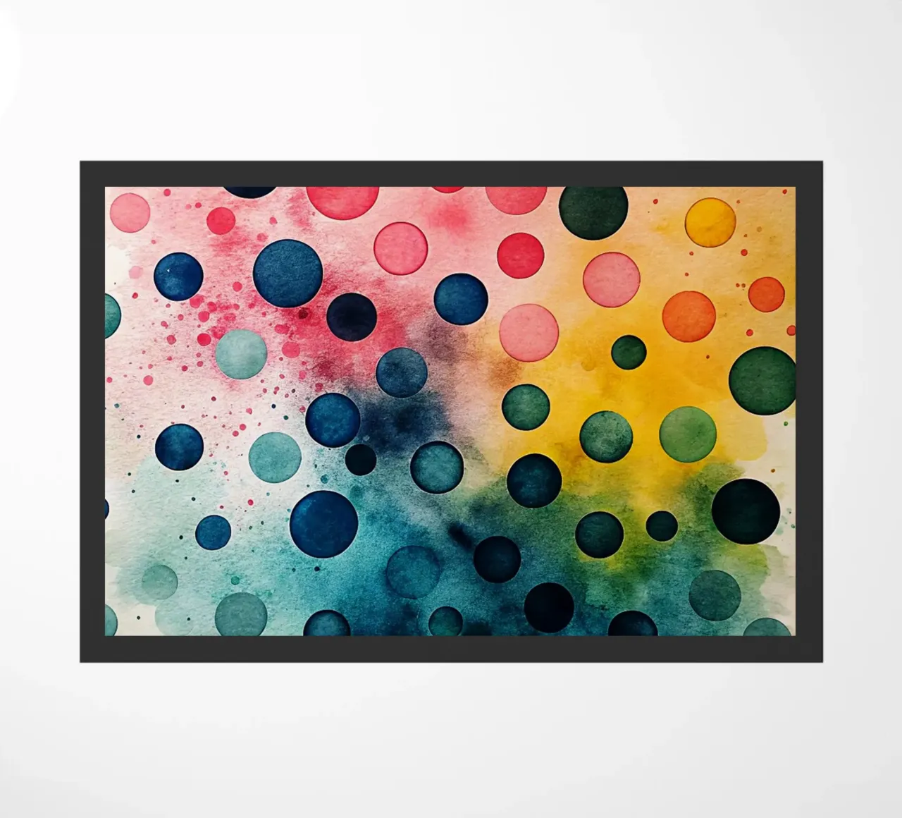 small circle doormat by the gondols