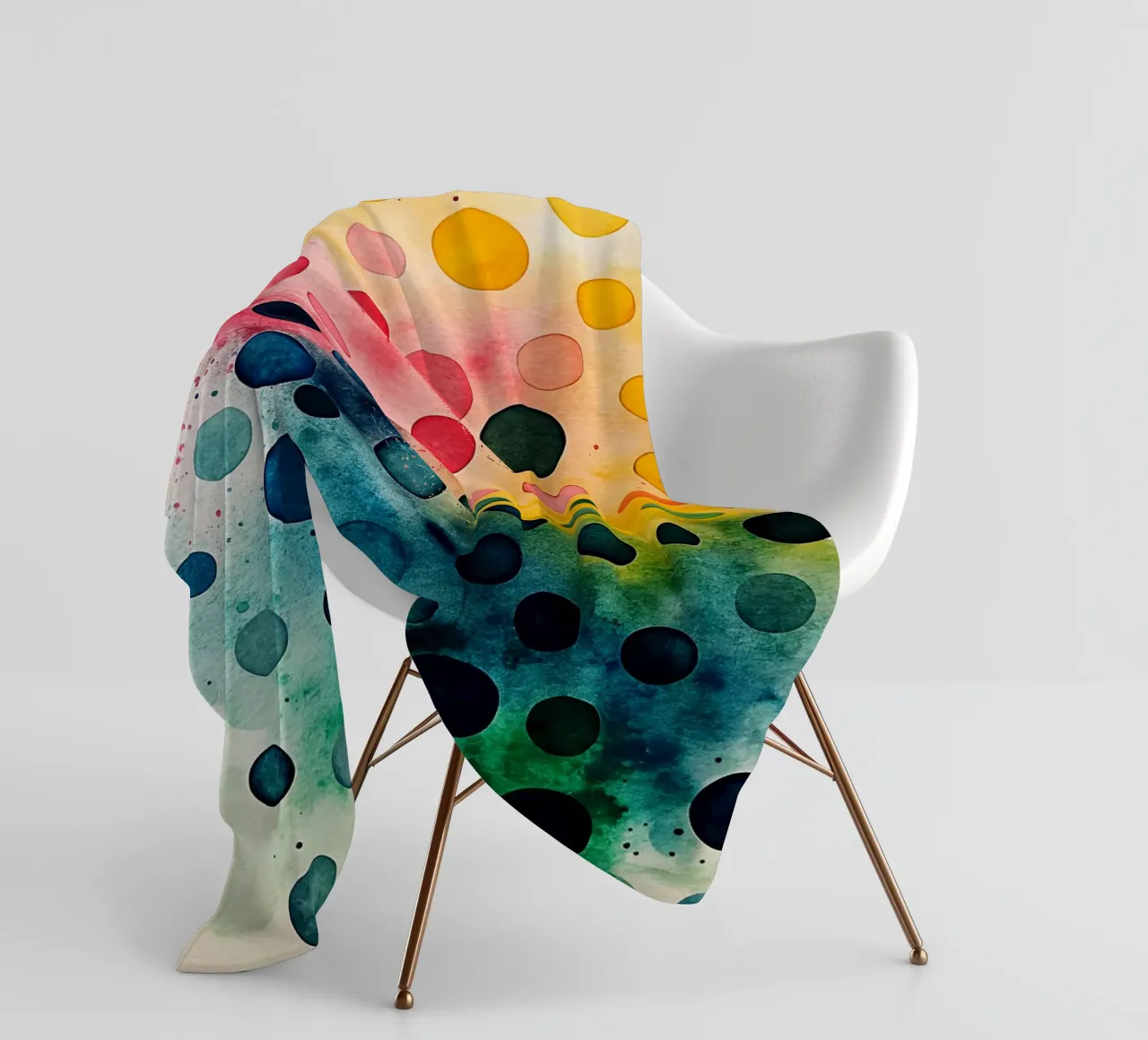 small circle Fleecedecke von the gondols