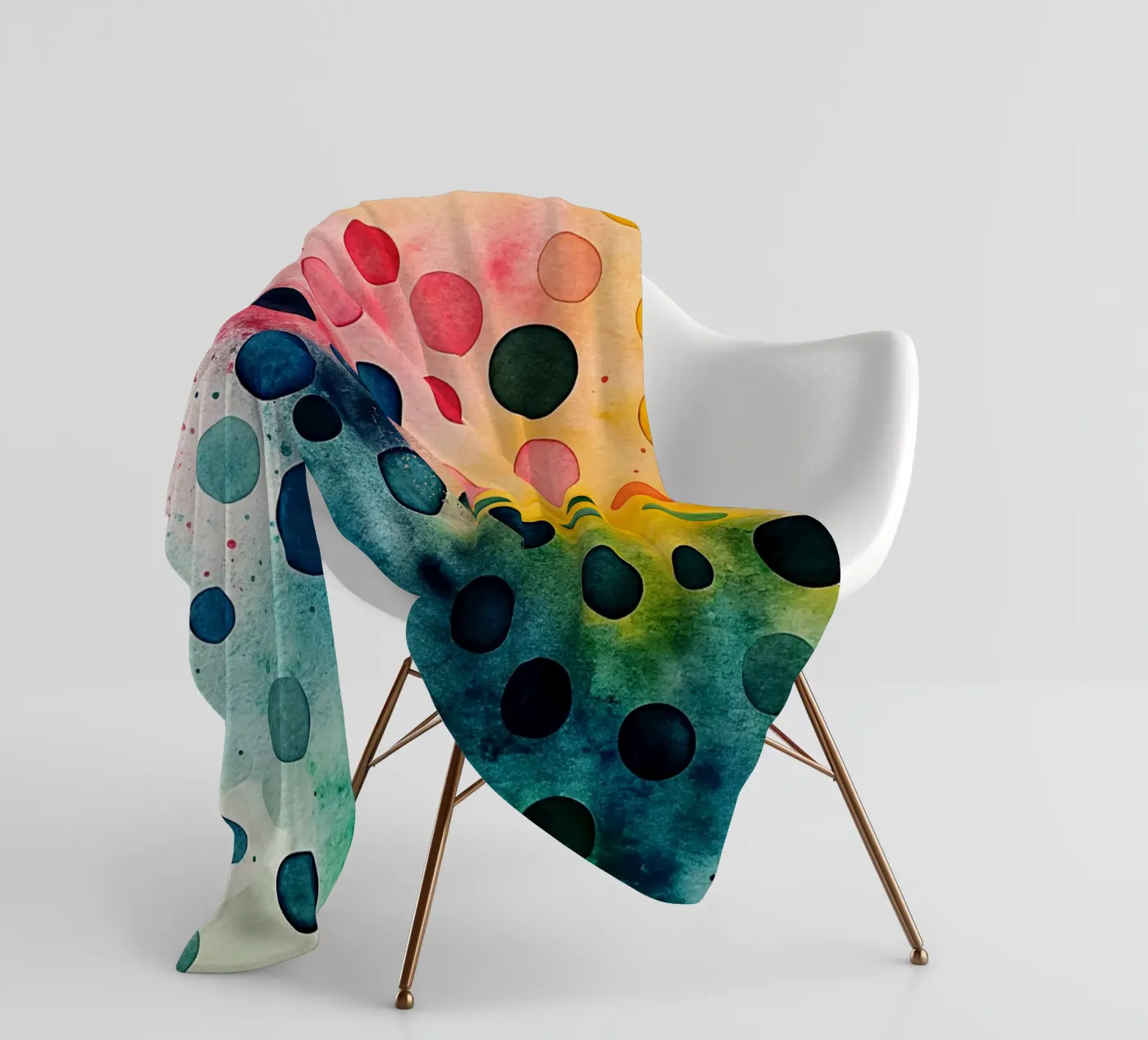 small circle Fleecedecke von the gondols