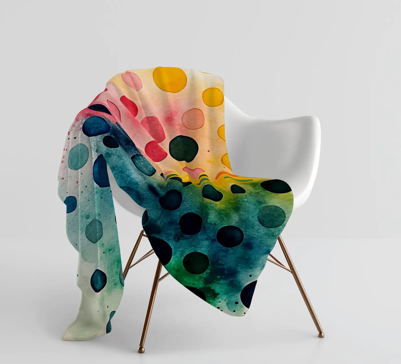 small circle Fleecedecke von the gondols