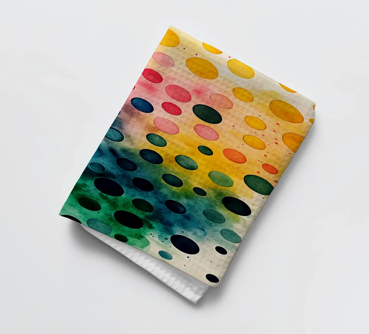 small circle tea towel by the gondols