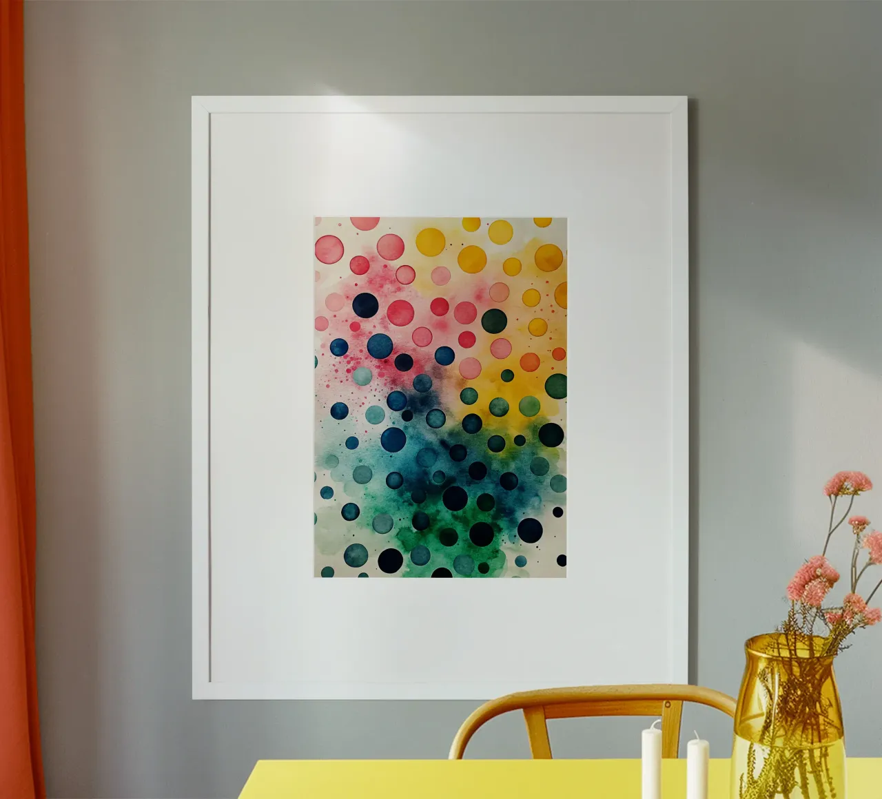 small circle poster by the gondols