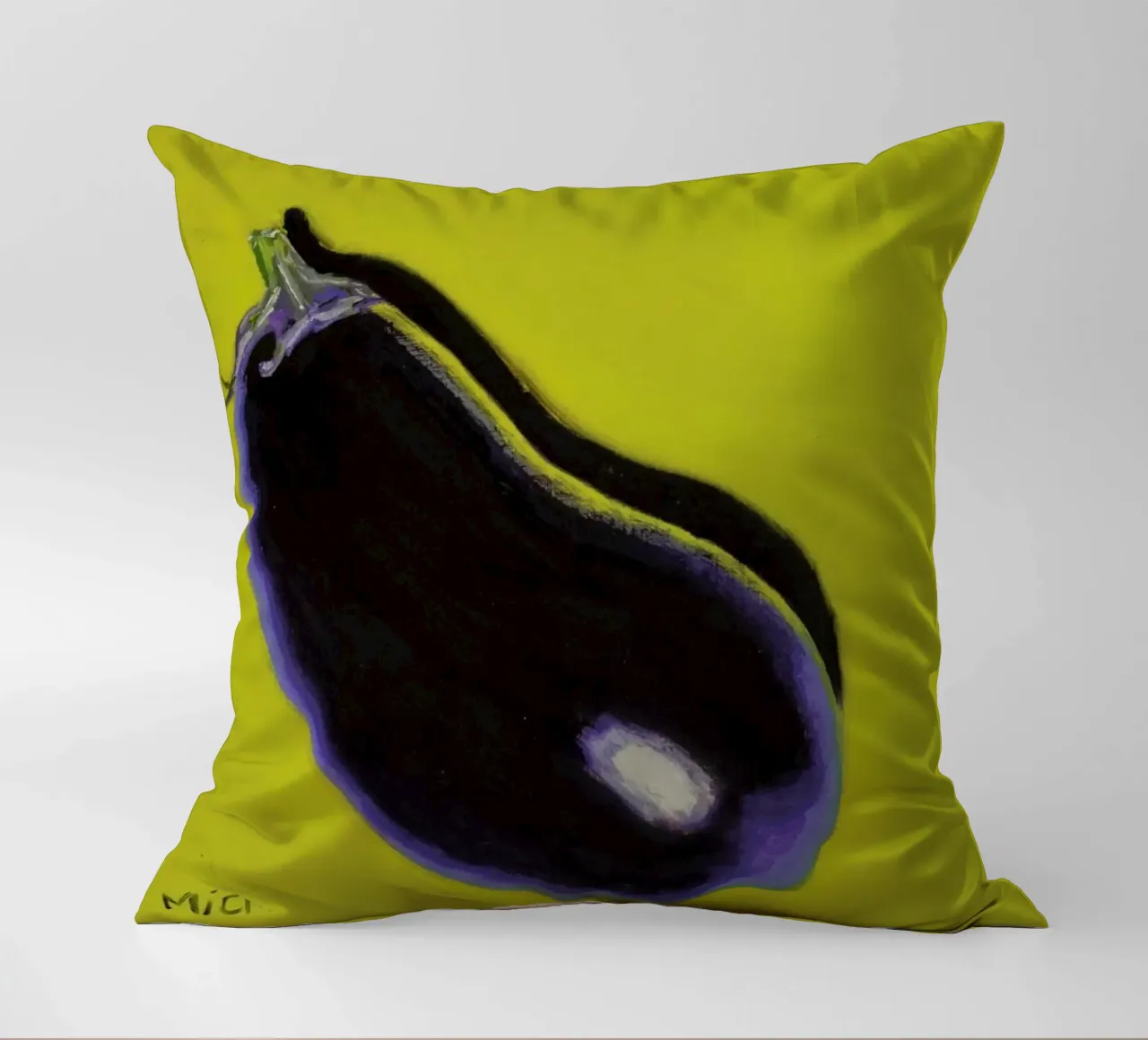 Aubergine cuscino da Miche Watkins