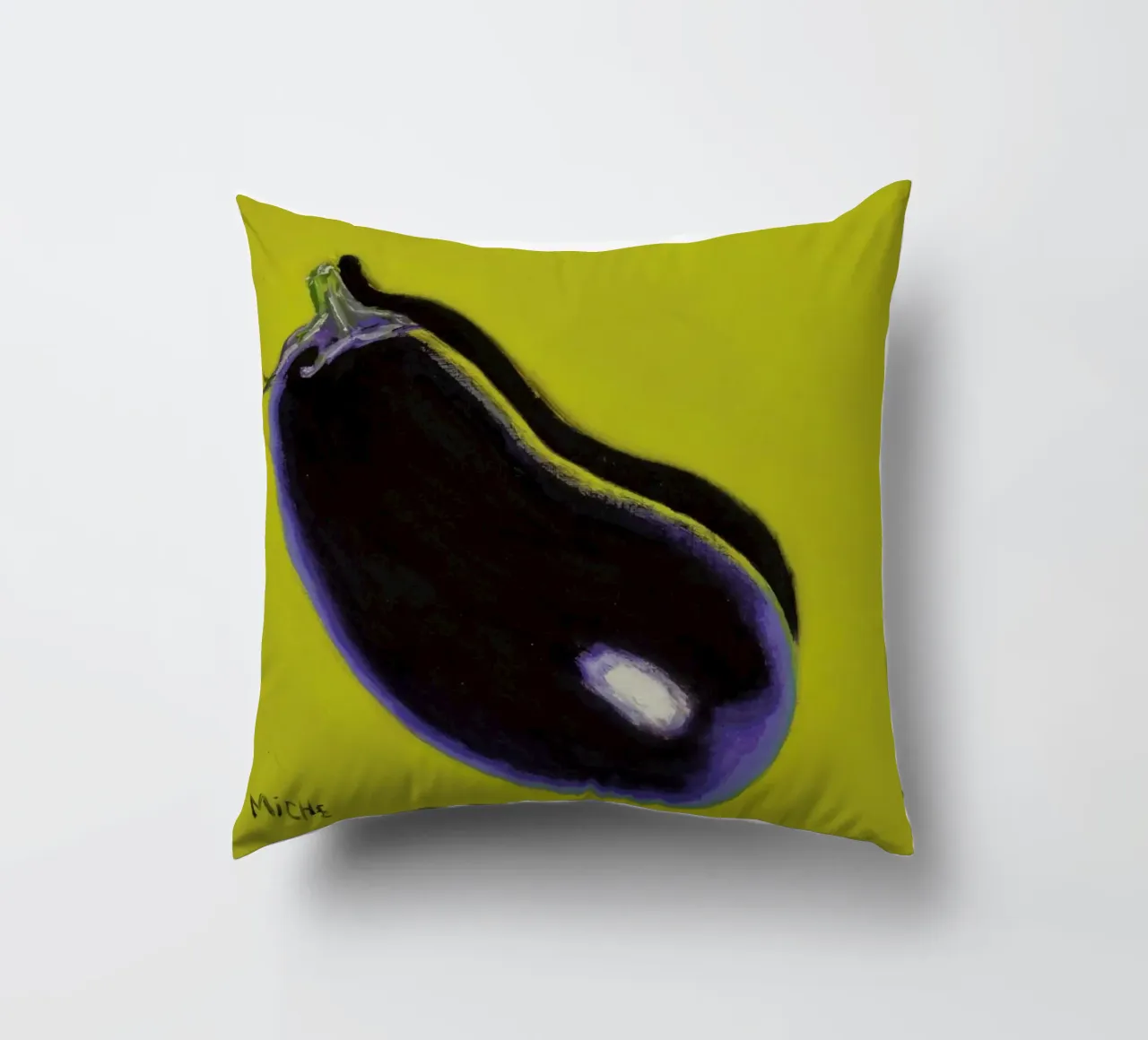 Aubergine cuscino da Miche Watkins