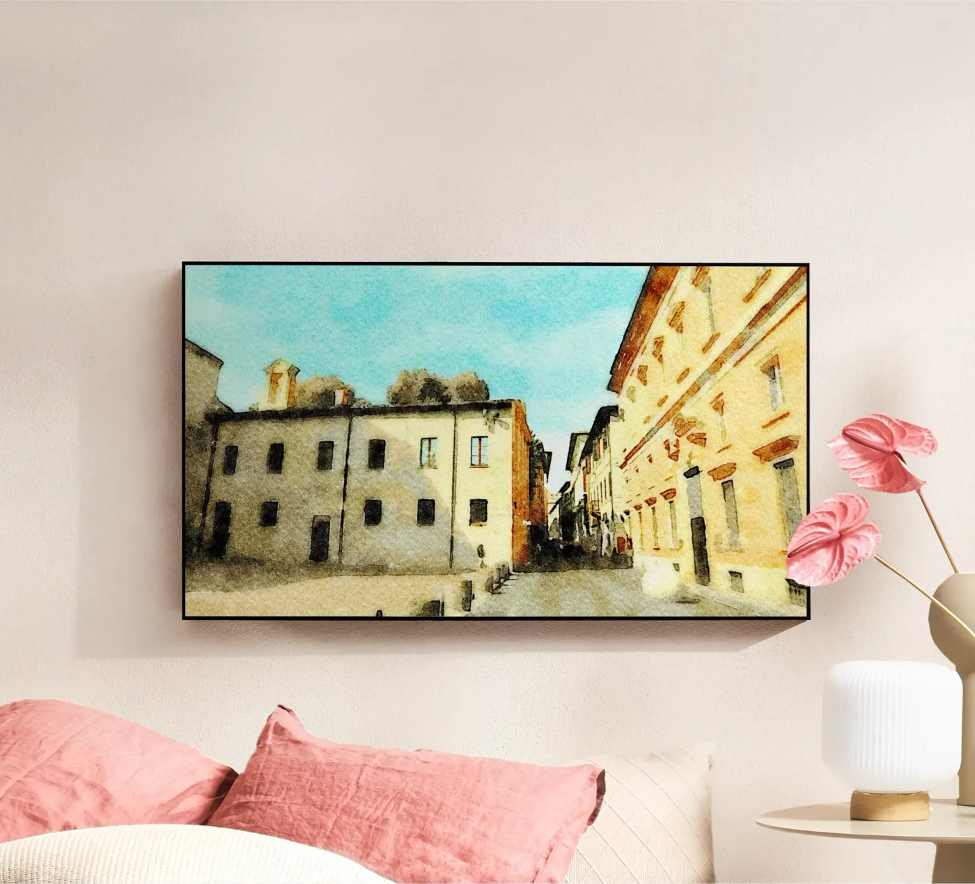 Pesaro acryl van Massimo Frascogna