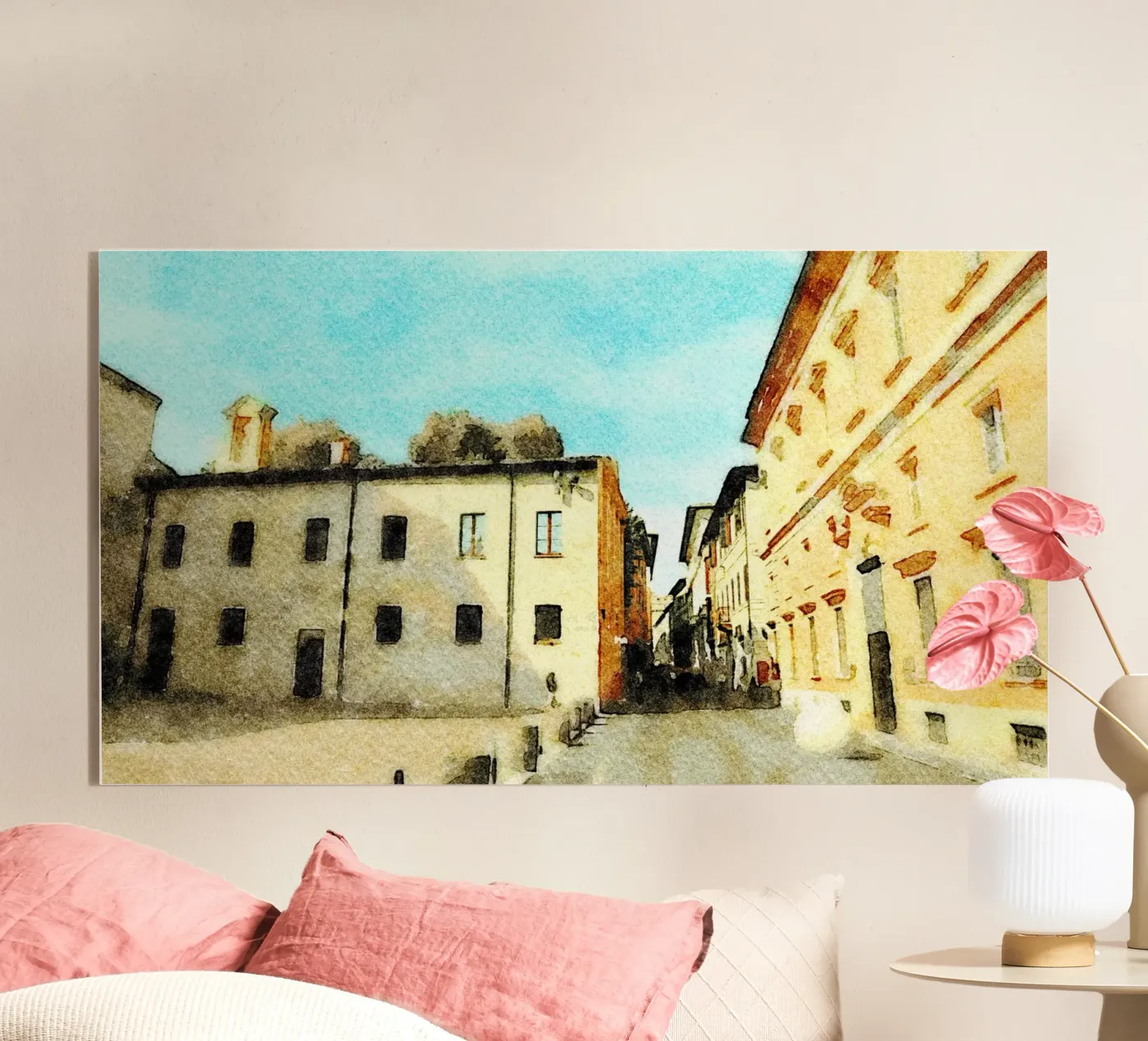 Pesaro acryl van Massimo Frascogna