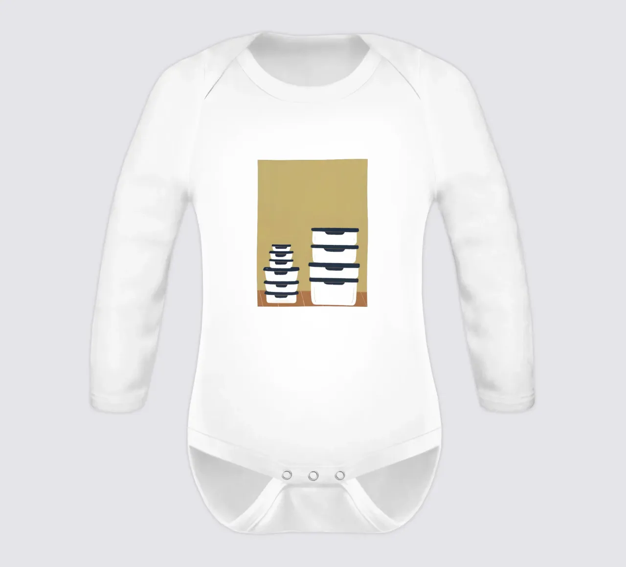 Storage Containers long-sleeve baby romper by PERSONAL TOUCH