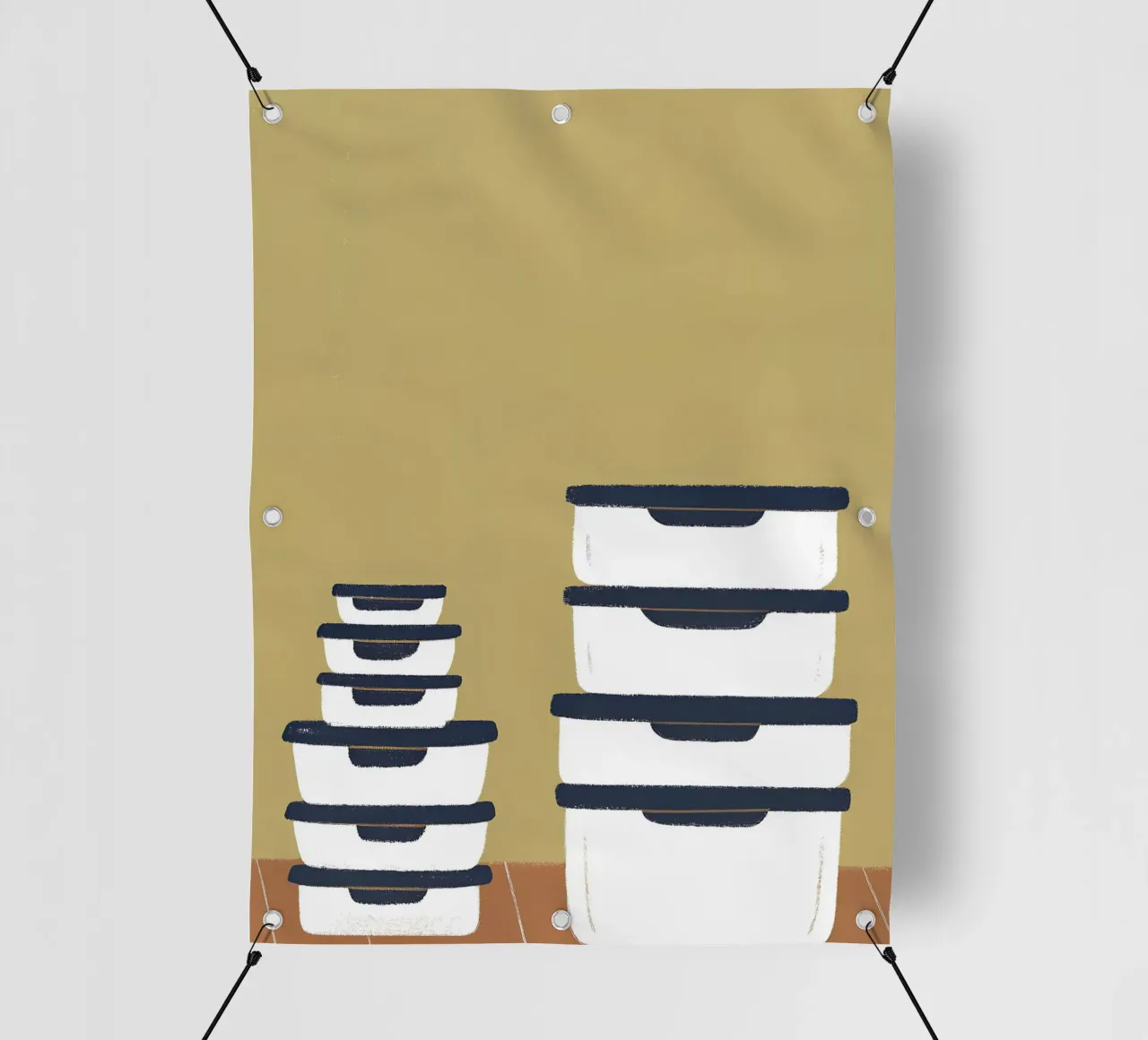 Contenitori di stoccaggio telo in pvc da PERSONAL TOUCH