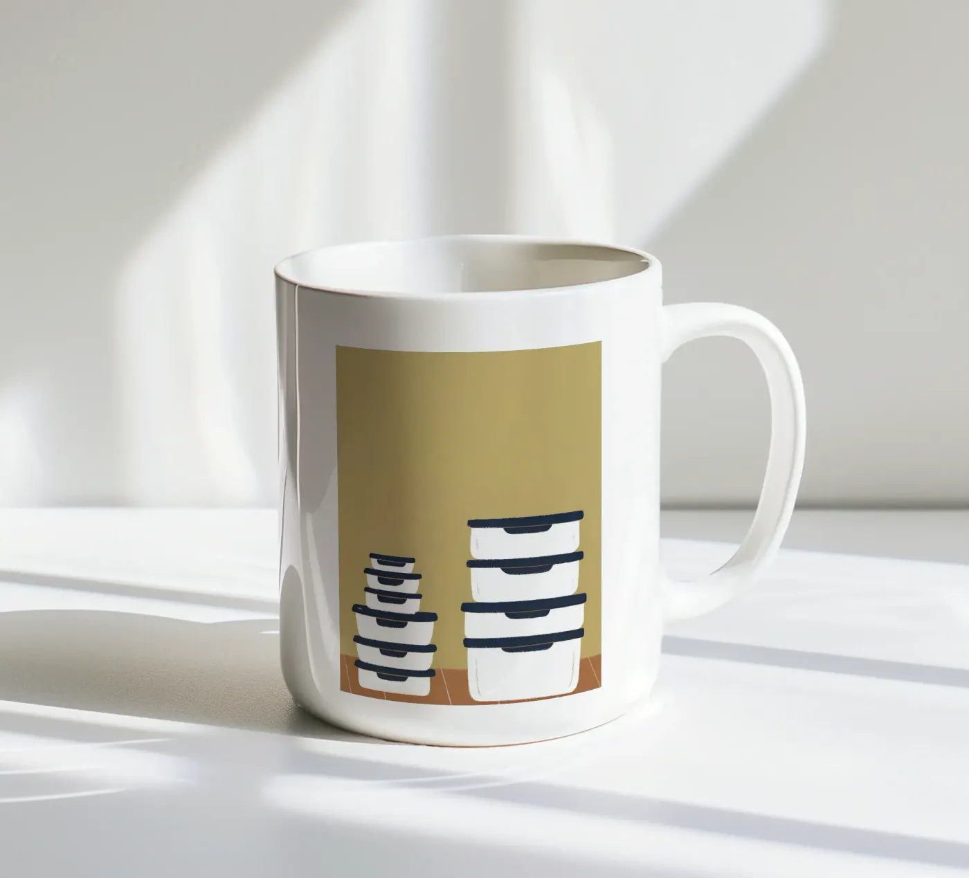 Storage Containers ceramic mug by PERSONAL TOUCH