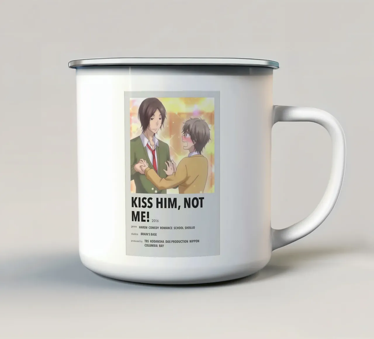 KISS HIM, NOT ME!  2016 tazza in smalto da Totoya
