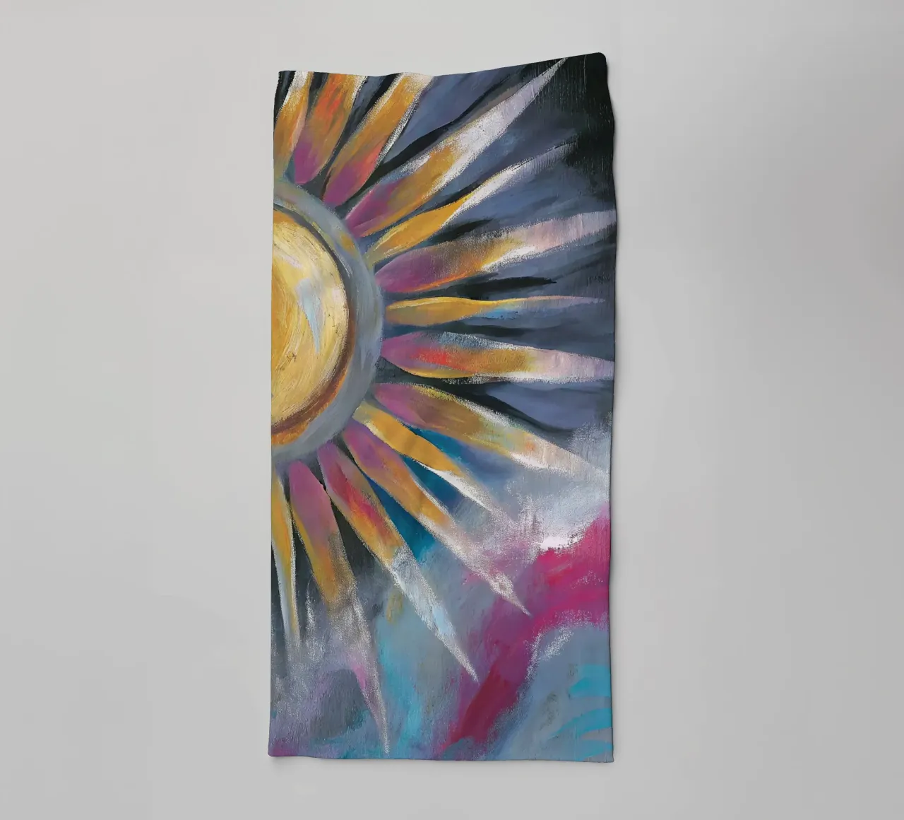 sun art imagination towel by the gondols