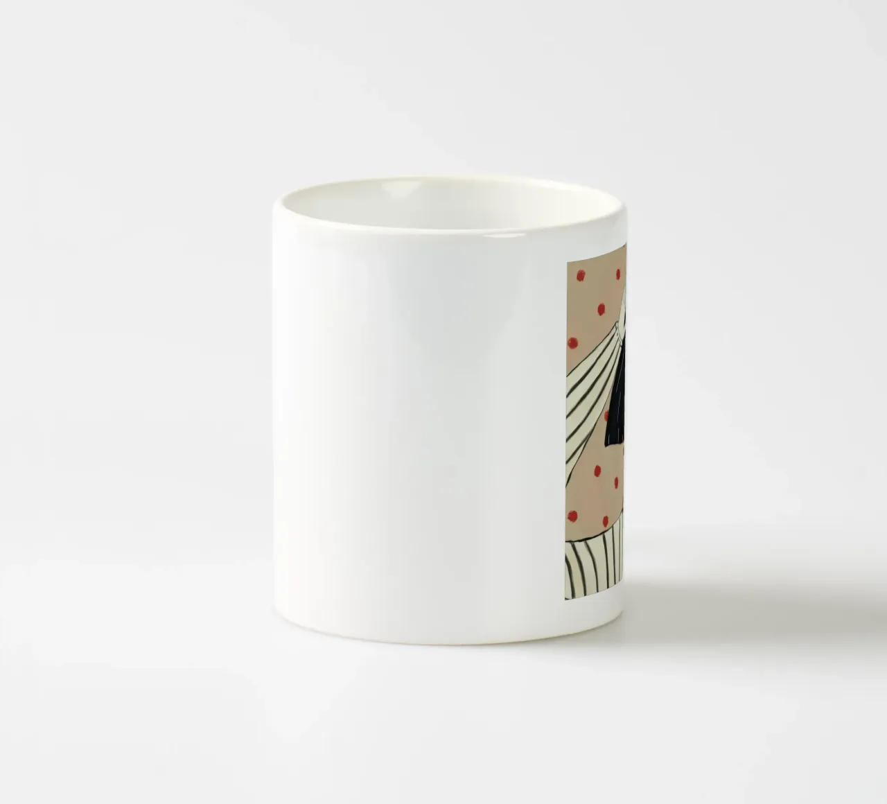 Maestà a strisce incoronate tazza in ceramica da Twilight Muse
