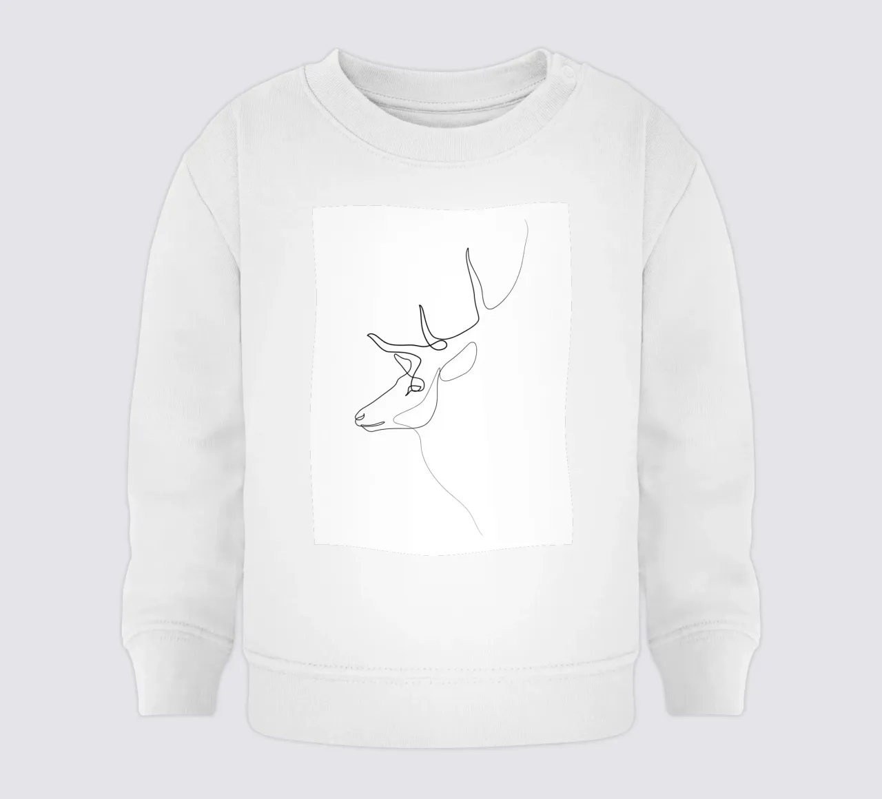 Wanderer - Cervo di una linea felpa neonato da Addillum