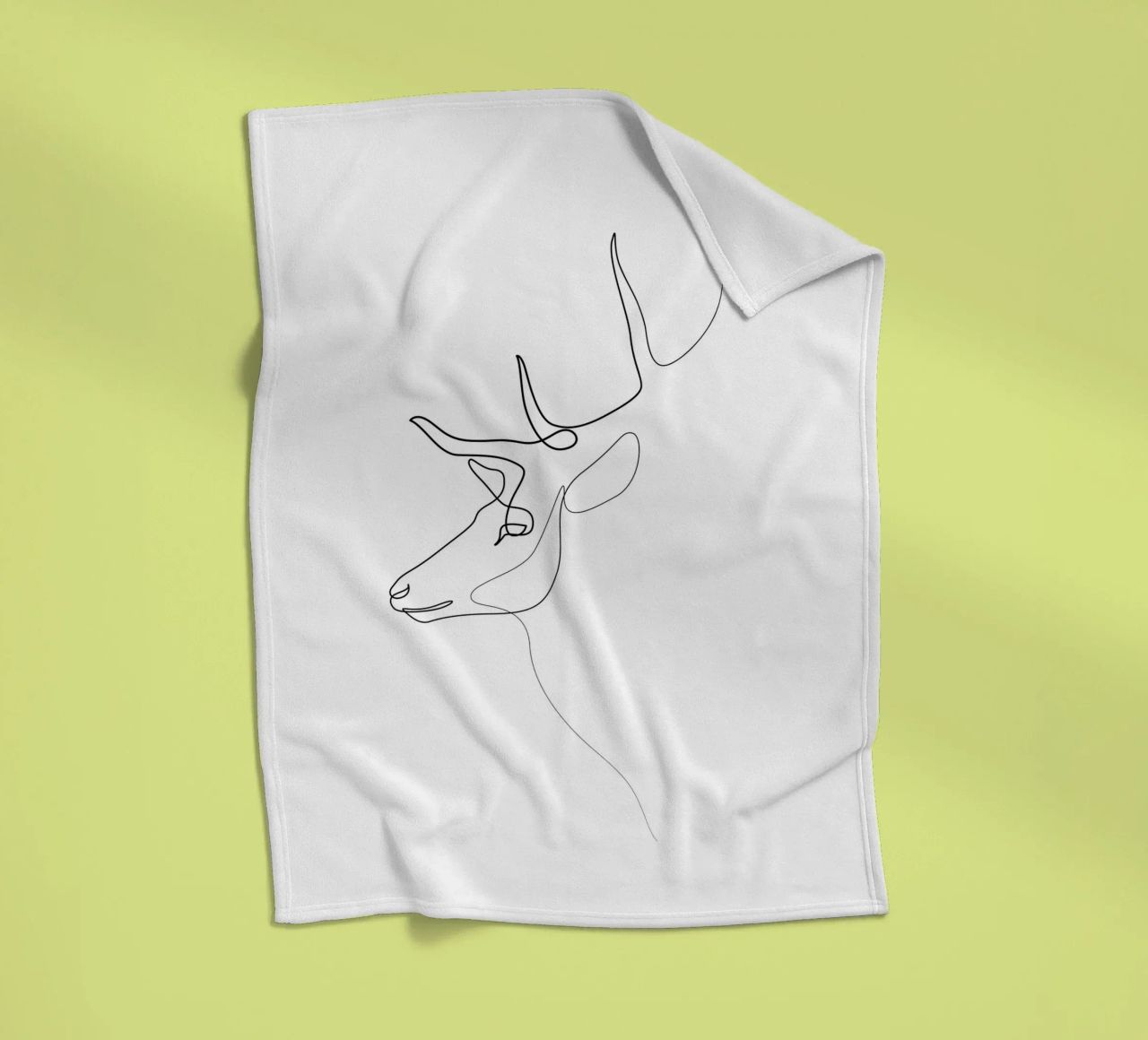 Wanderer - Cervo di una linea coperta in pile da Addillum