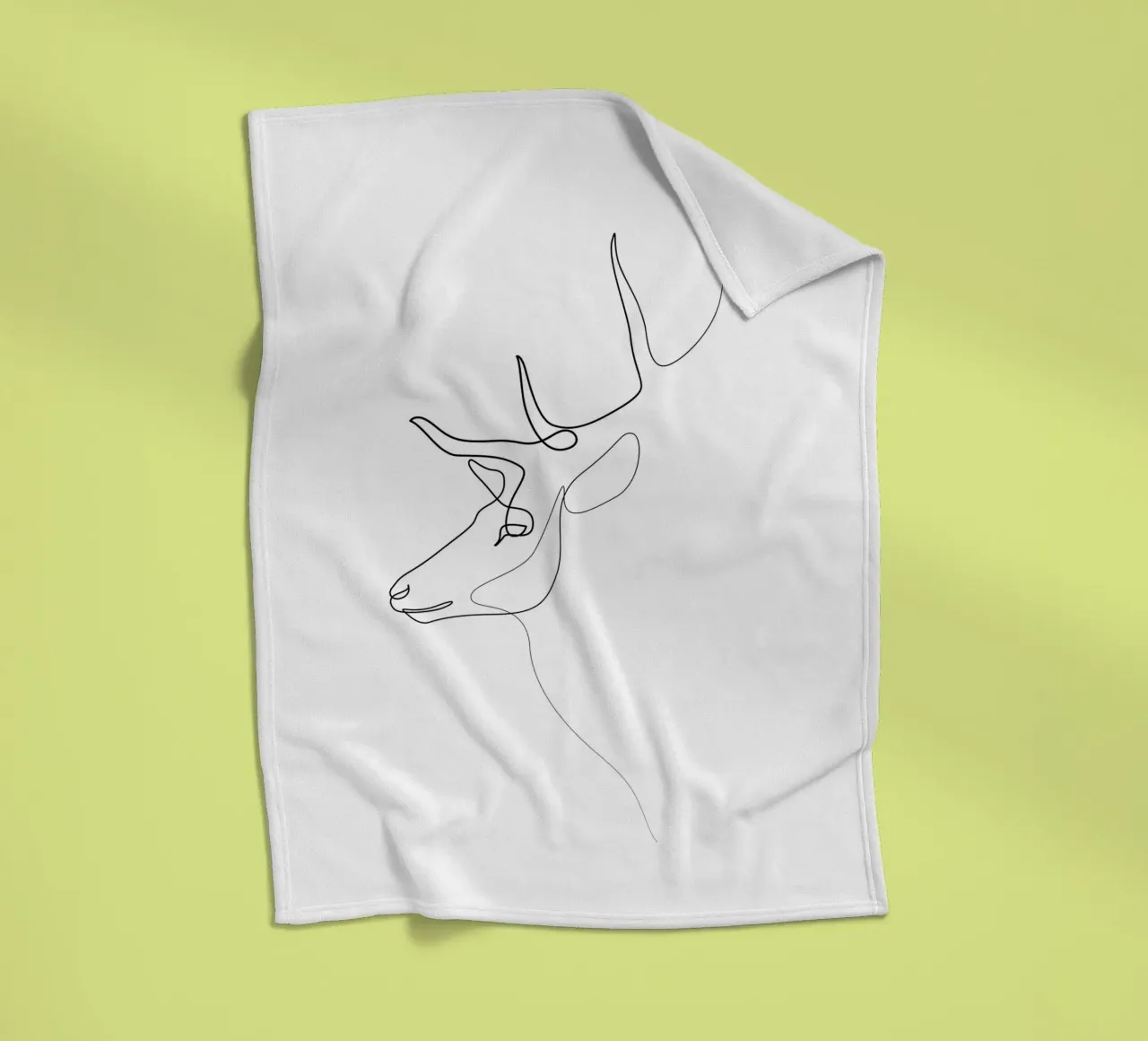 Wanderer - Cervo di una linea coperta in pile da Addillum