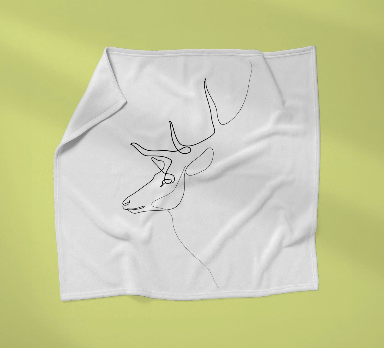 Wanderer - Cervo di una linea coperta in pile da Addillum