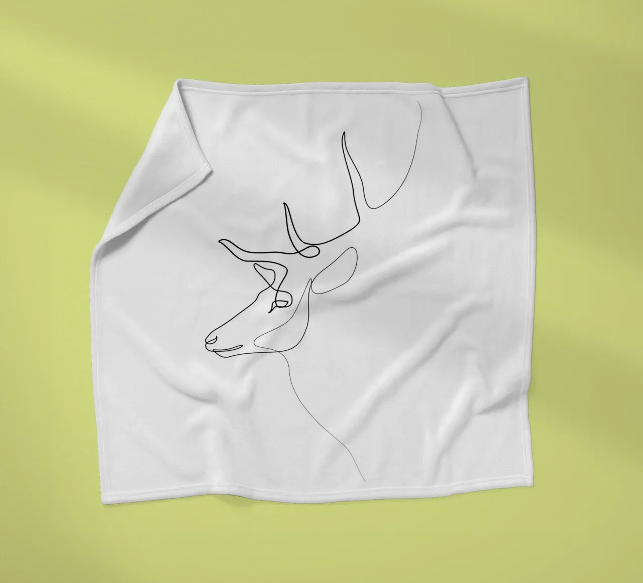 Wanderer - Cervo di una linea coperta in pile da Addillum