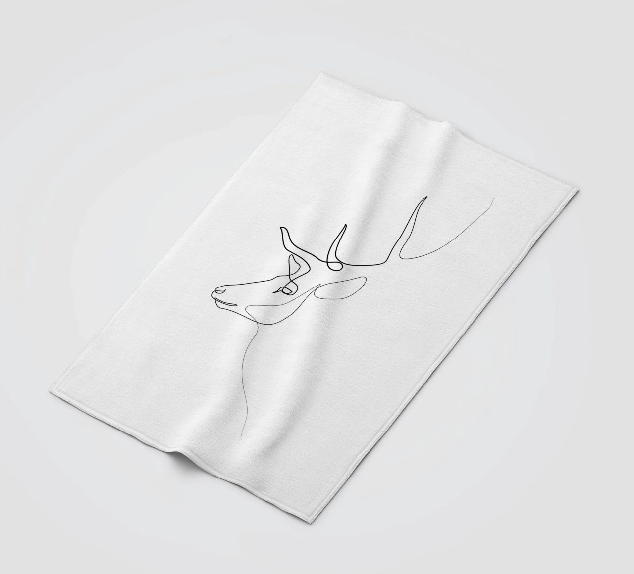 Wanderer - Cervo di una linea coperta in pile da Addillum