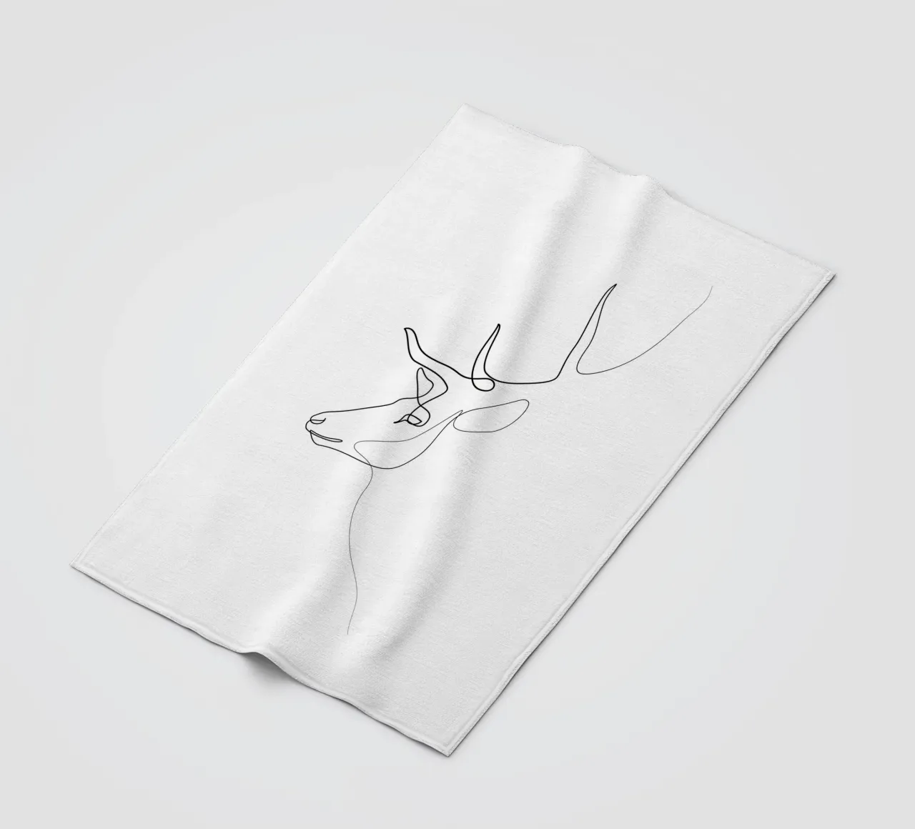 Wanderer - Cervo di una linea coperta in pile da Addillum
