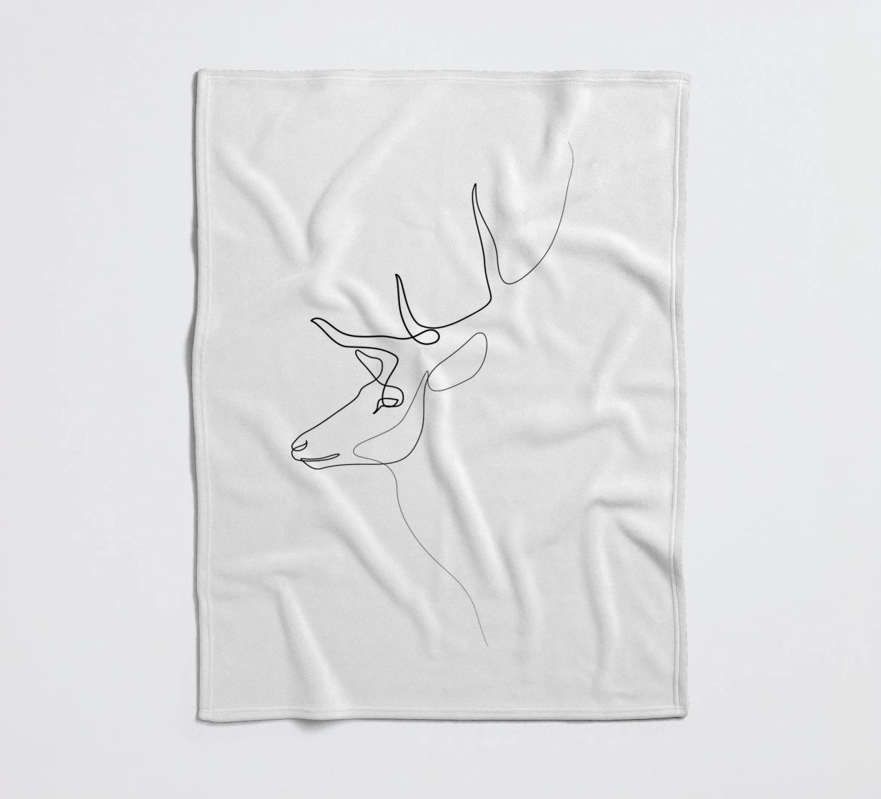 Wanderer - Cervo di una linea coperta in pile da Addillum
