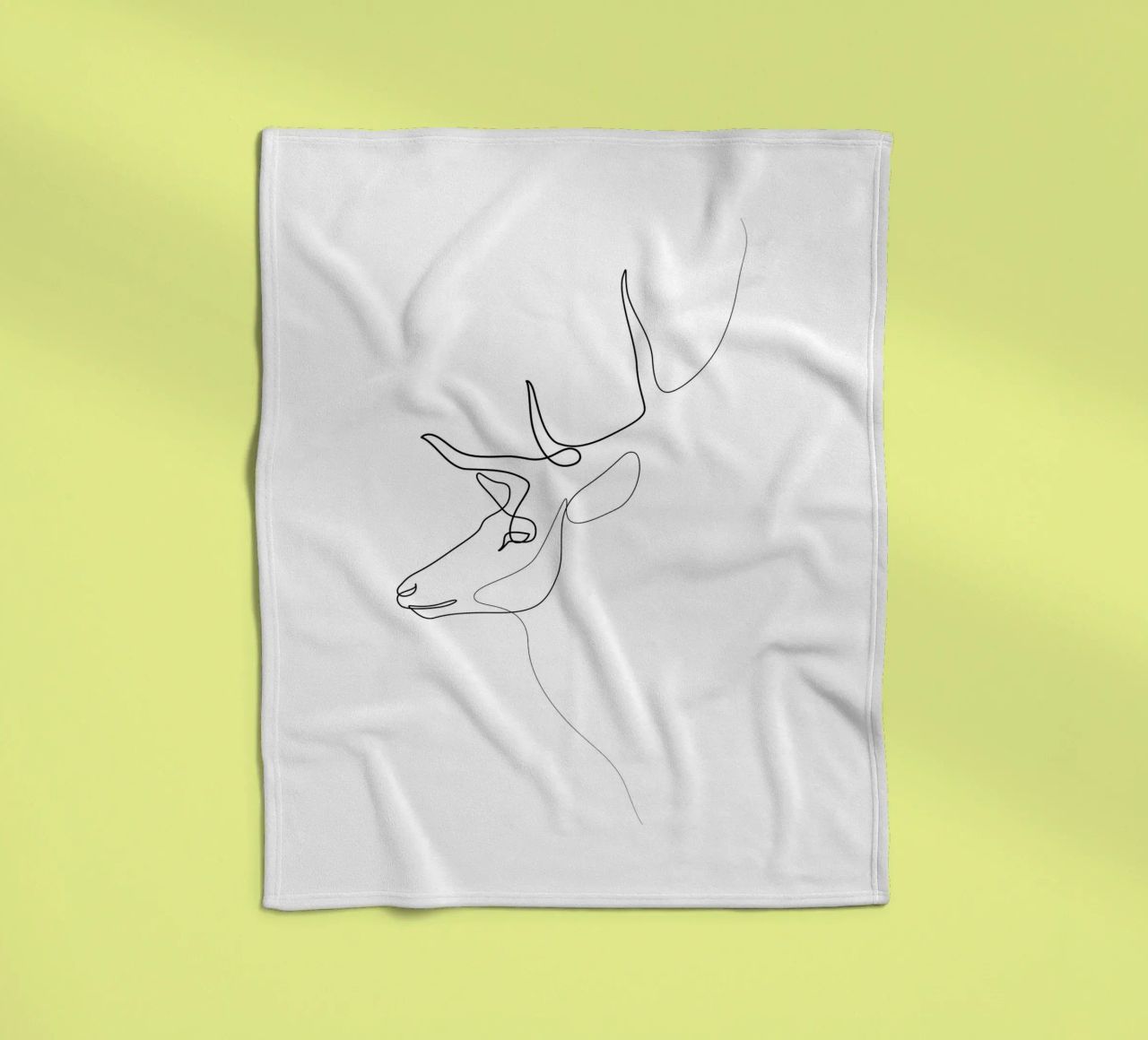 Wanderer - Cervo di una linea coperta in pile da Addillum
