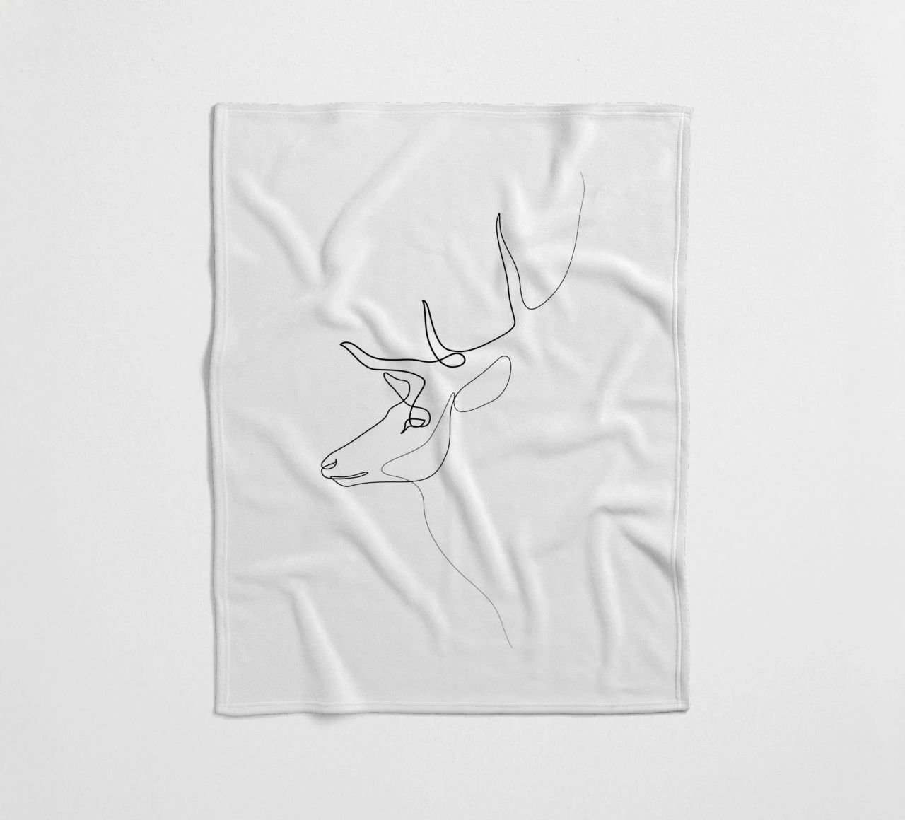 Wanderer - Cervo di una linea coperta in pile da Addillum
