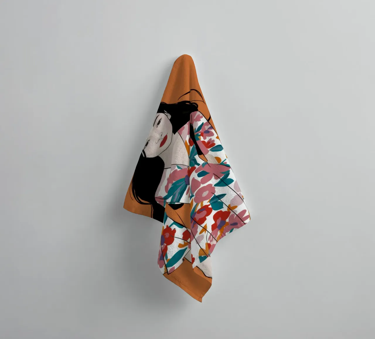 Eleganza in fiore asciugamano da bagno da Twilight Muse
