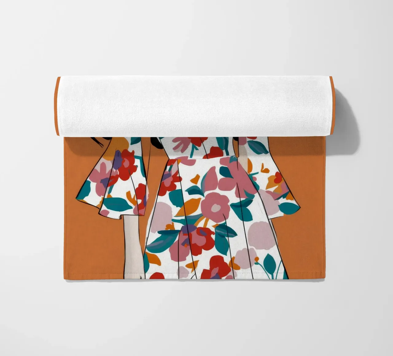 Eleganza in fiore telo mare da Twilight Muse