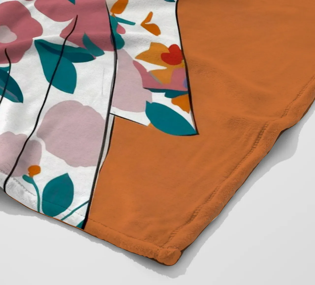 Eleganza in fiore coperta in pile da Twilight Muse