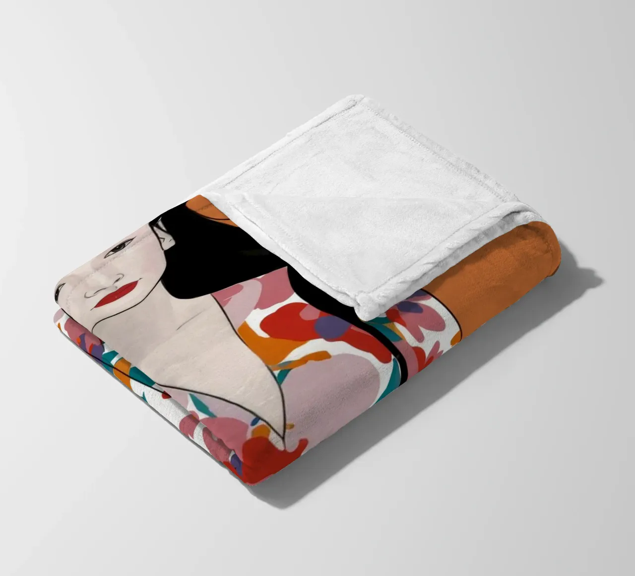 Eleganza in fiore coperta in pile da Twilight Muse