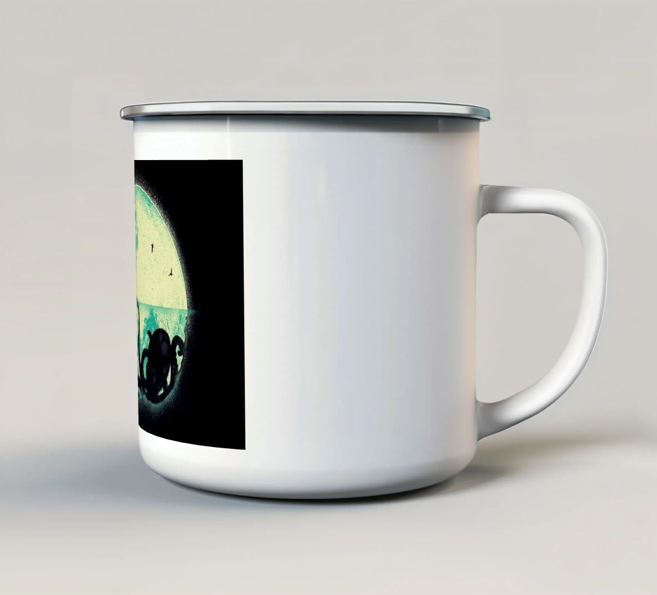 The Big One tazza in smalto da Jay Fleck