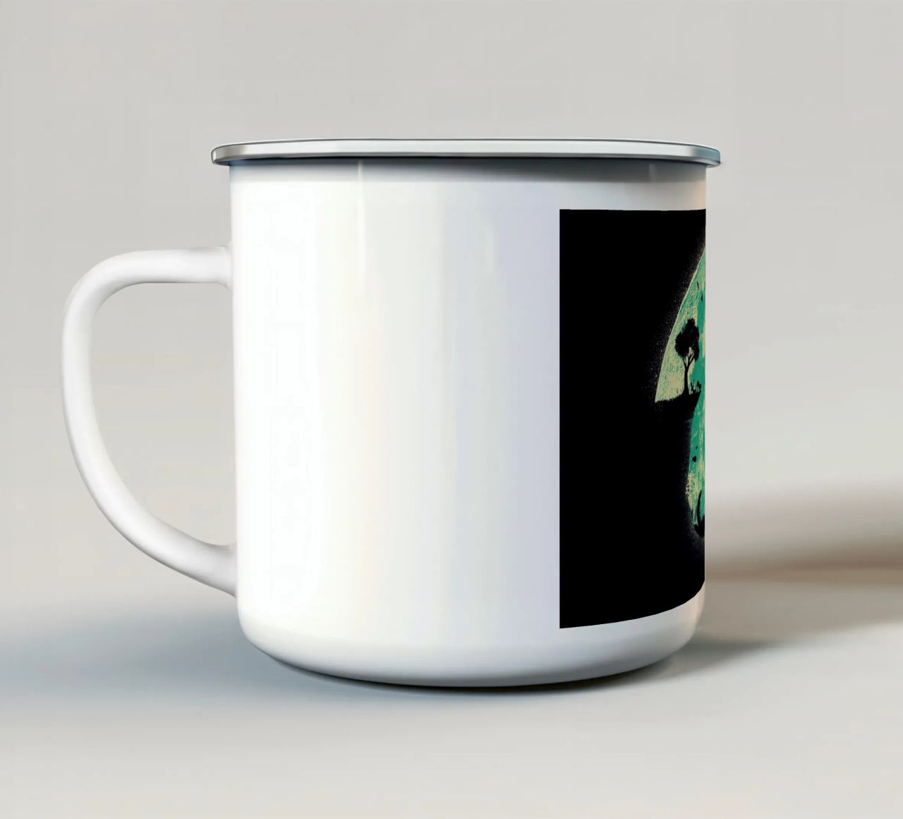 The Big One tazza in smalto da Jay Fleck